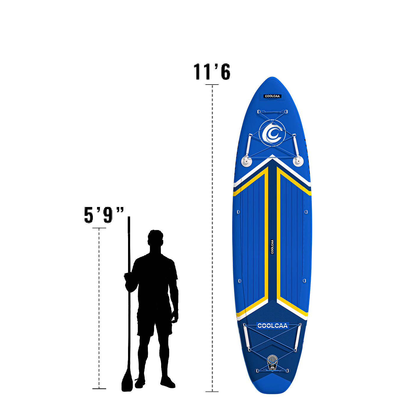 Paddelboards mit großer Länge