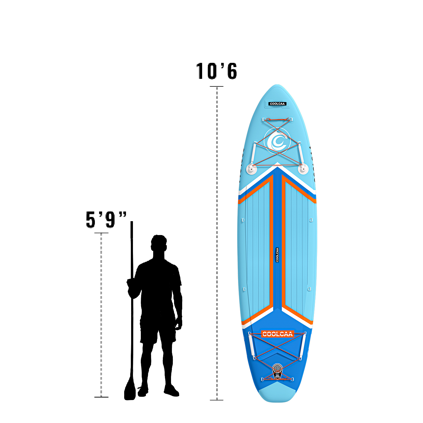 Paddelboards mit großer Länge