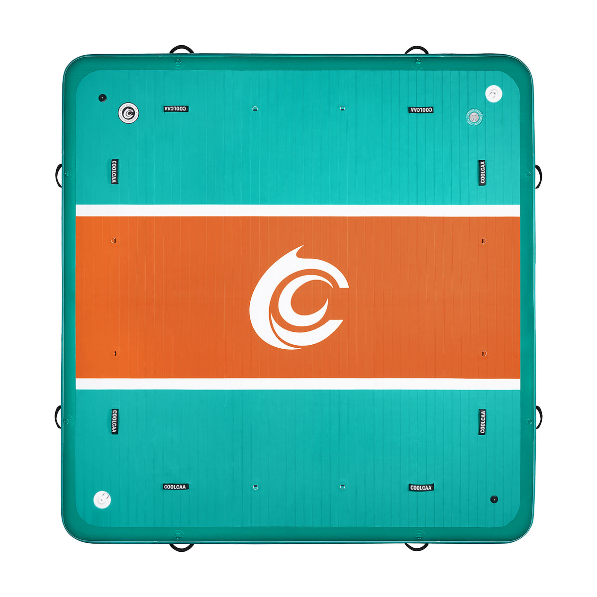 COOLCAA 10' Blue Ice Inflatable Boat Dock - Ihr privates, stabiles und langlebiges schwimmendes Paradies, ideal für Familienspaß!