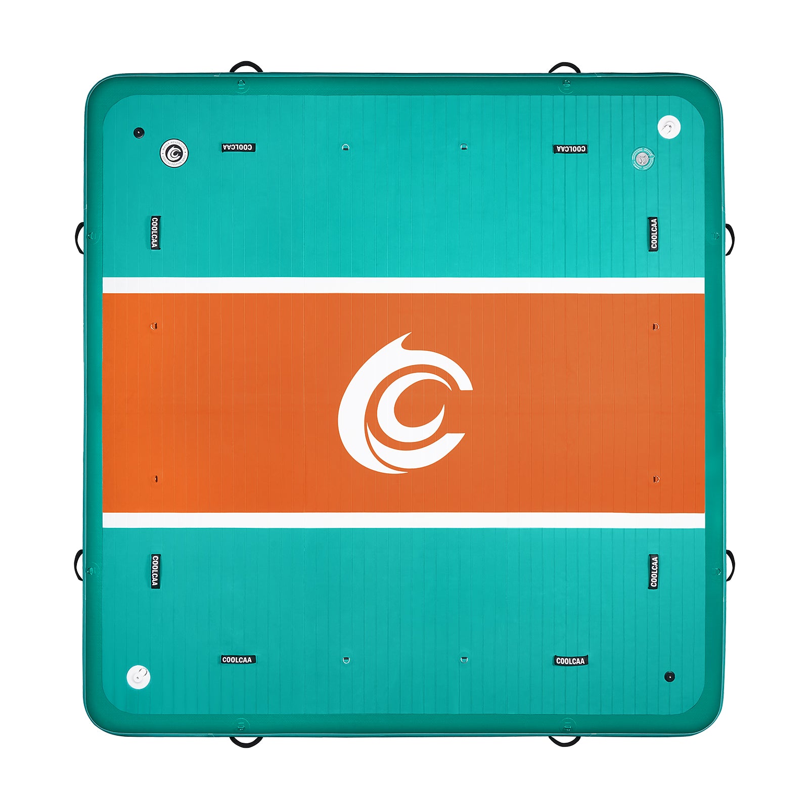 COOLCAA 10' Blue Ice Inflatable Boat Dock - Ihr privates, stabiles und langlebiges schwimmendes Paradies, ideal für Familienspaß!