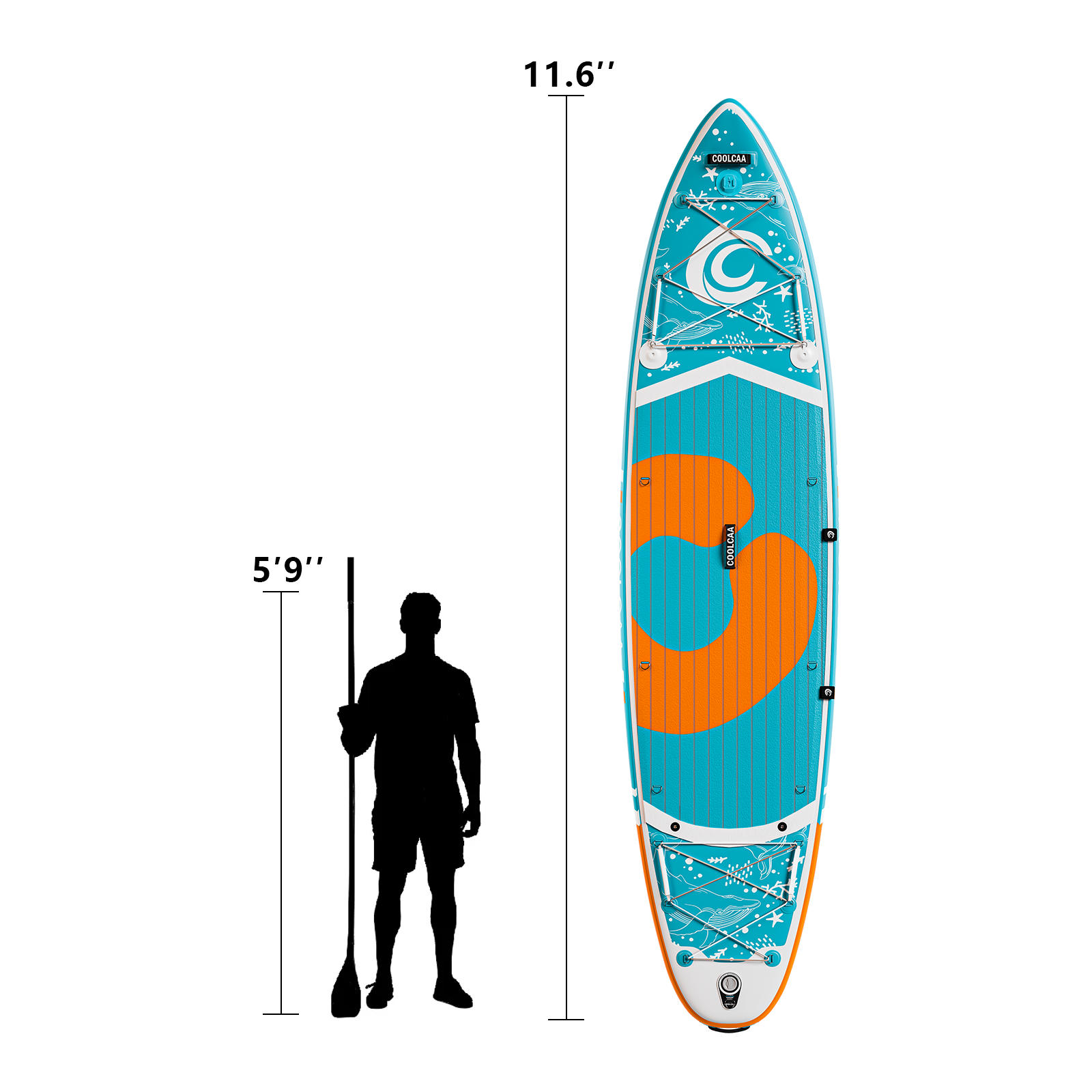 Paddelboards mit langer Länge