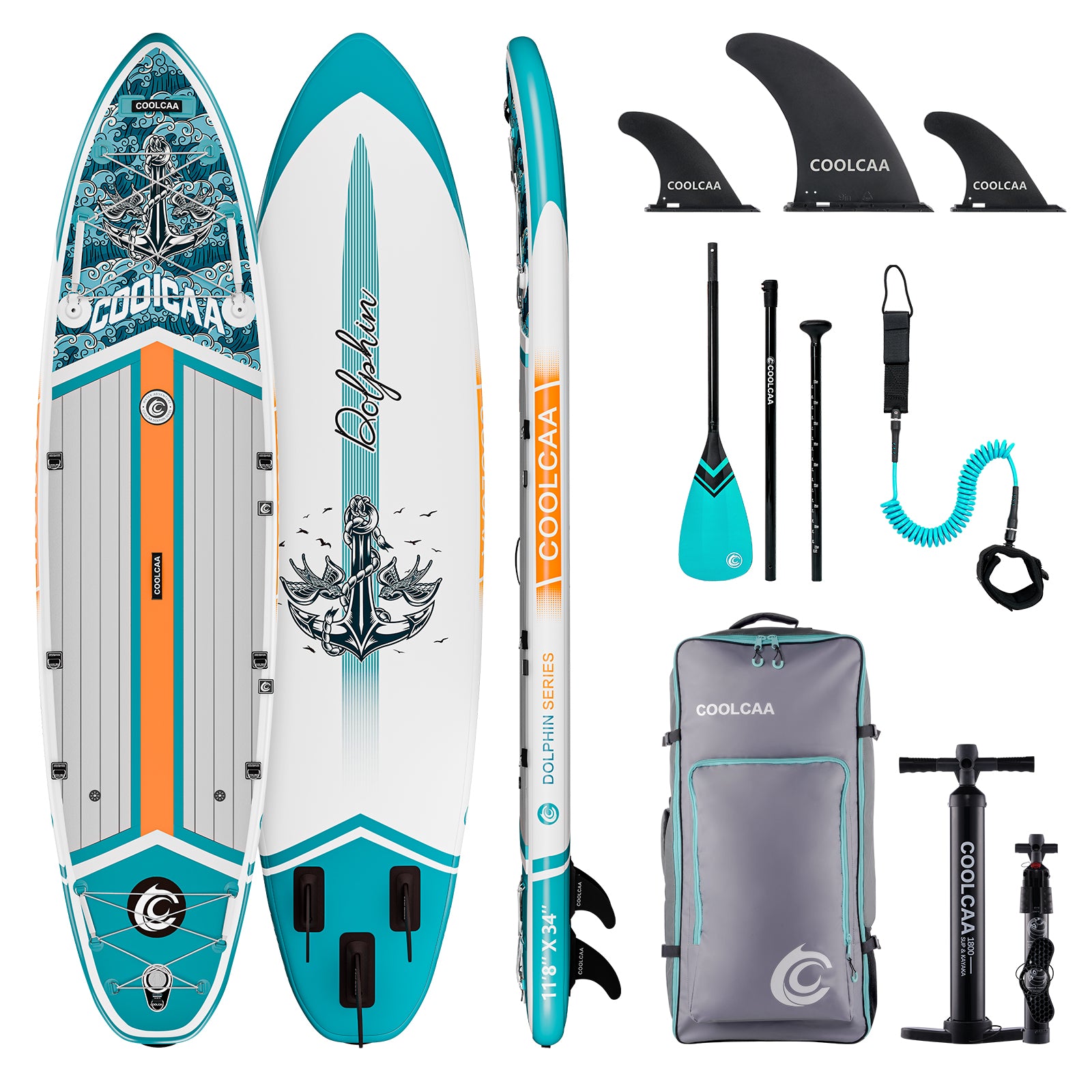 11'8 Anchor Wing Paddler SUP Paket