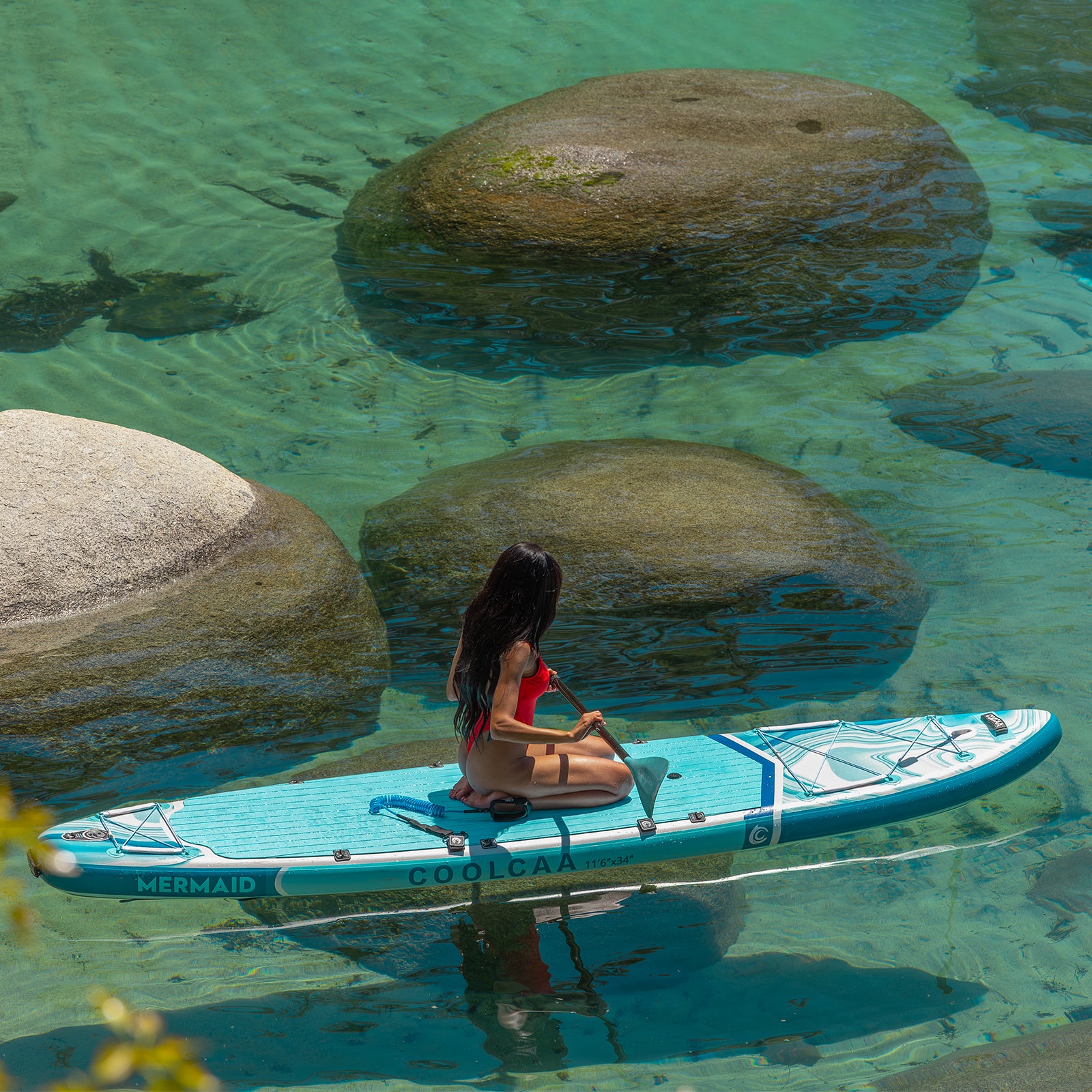 11'6 Ocean Stream Aufblasbares SUP Board Package Blau(Neues Modell 2026)
