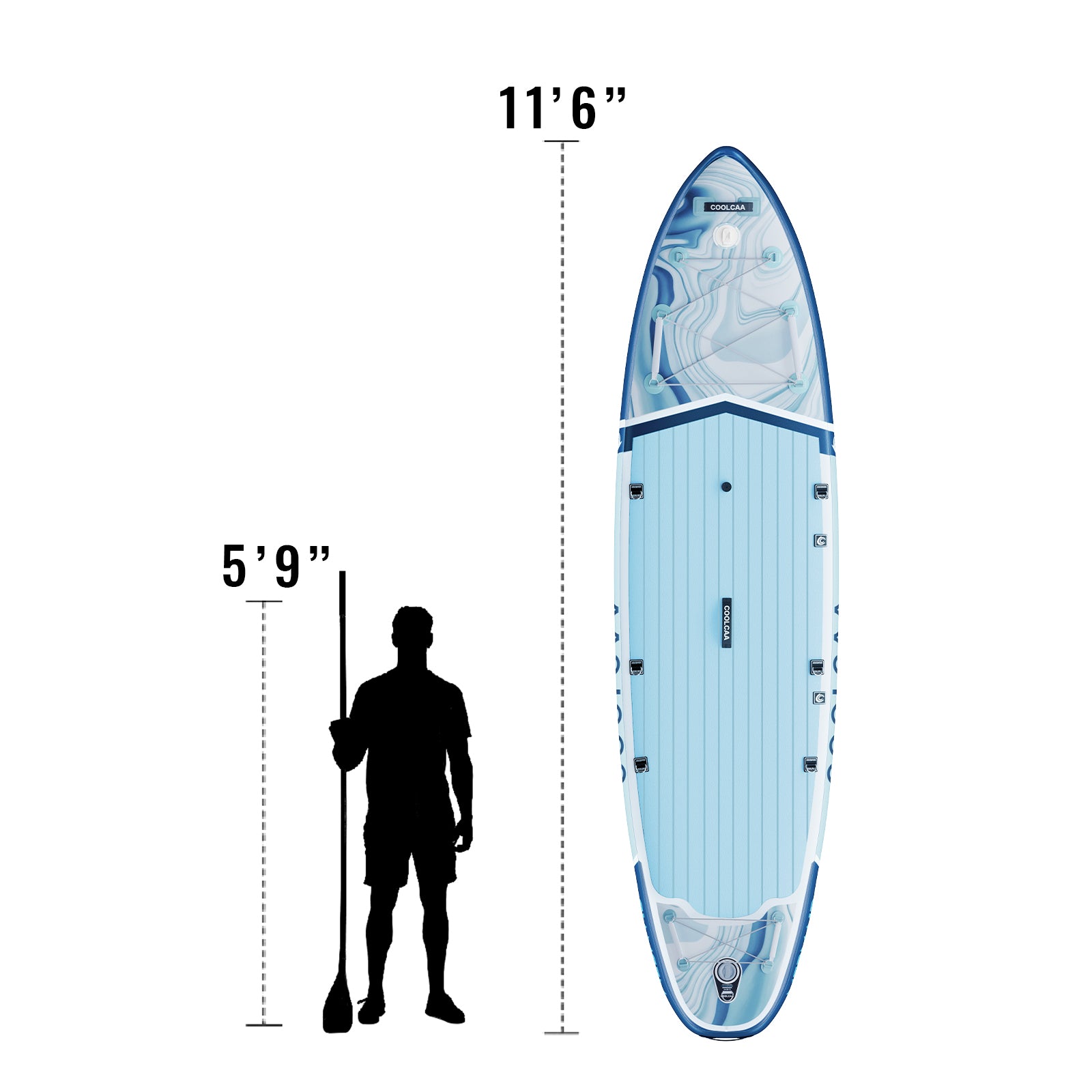 11'6 Ocean Stream SUP Board