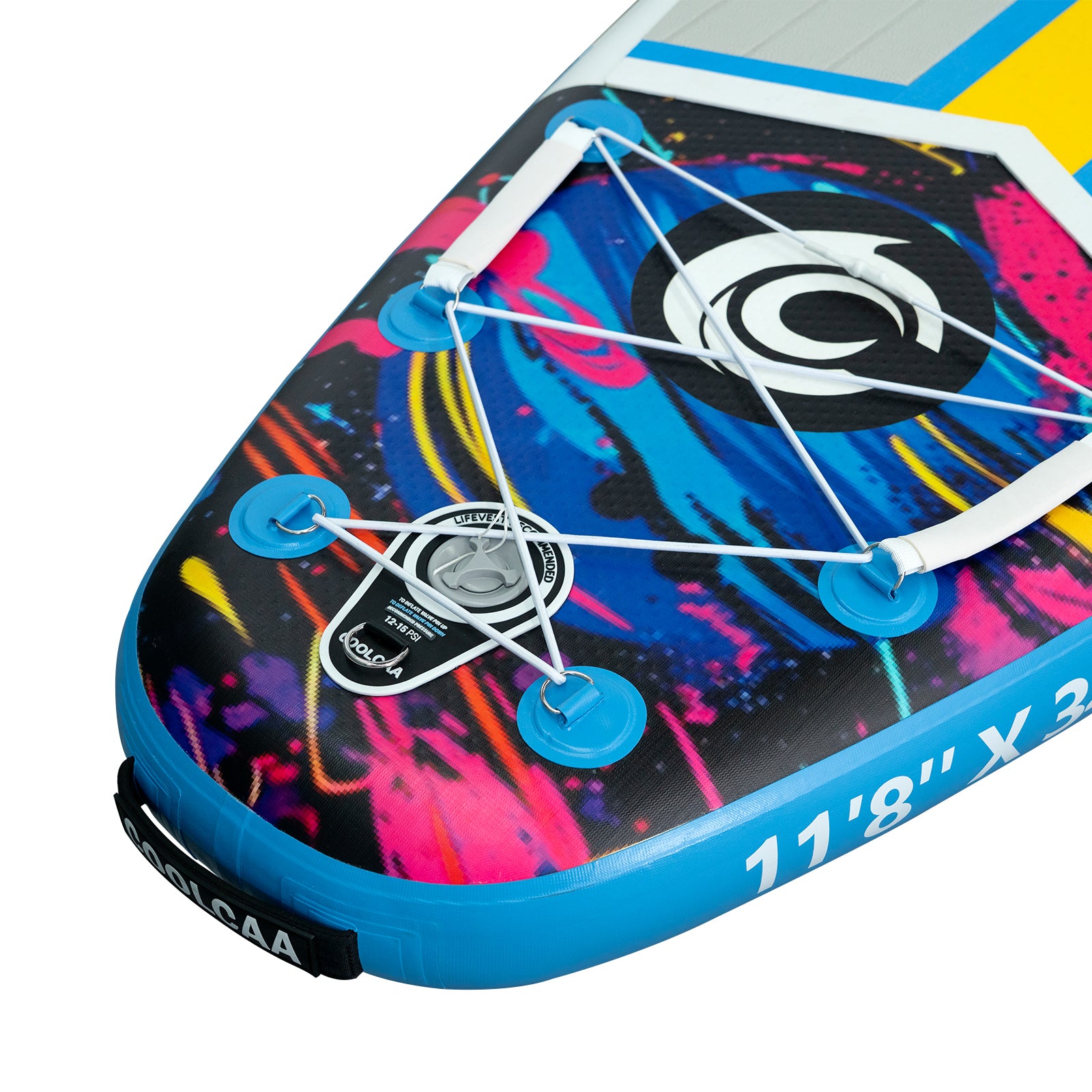 11'8 Cosmic Splash Aufblasbares SUP Board Package mit Carbon Paddel （Neues Modell 2026）