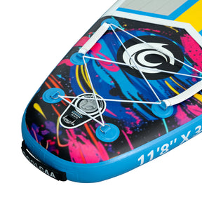 11'8 Cosmic Splash Aufblasbares SUP Board Package mit Carbon Paddel （Neues Modell 2026）