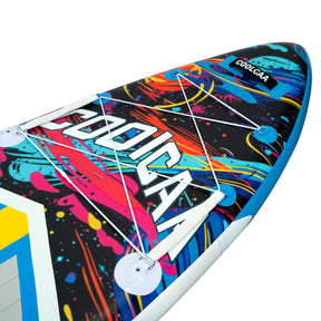 11'8 Cosmic Splash Aufblasbares SUP Board Package mit Carbon Paddel （Neues Modell 2026）